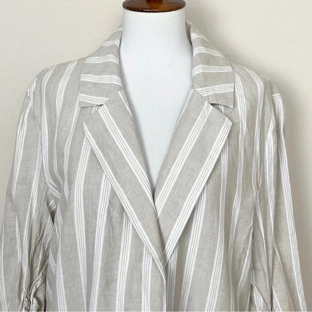 FREE PEOPLE‎ Fern Blazer in Dusty Beige Size Small